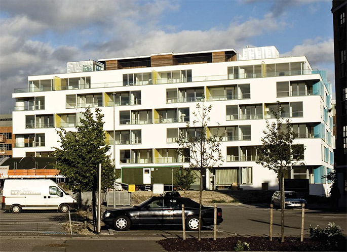 C. F. Moller. Collective housing in Copenhagen. Denmark
