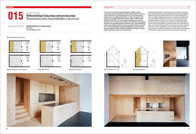 A Practice. Refurbishment of a small house. Brussells. Belgium