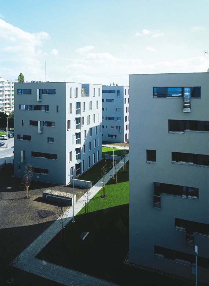 Atelier Kaama, Atelier Ther. Collective housing in Prague. Czech Republic