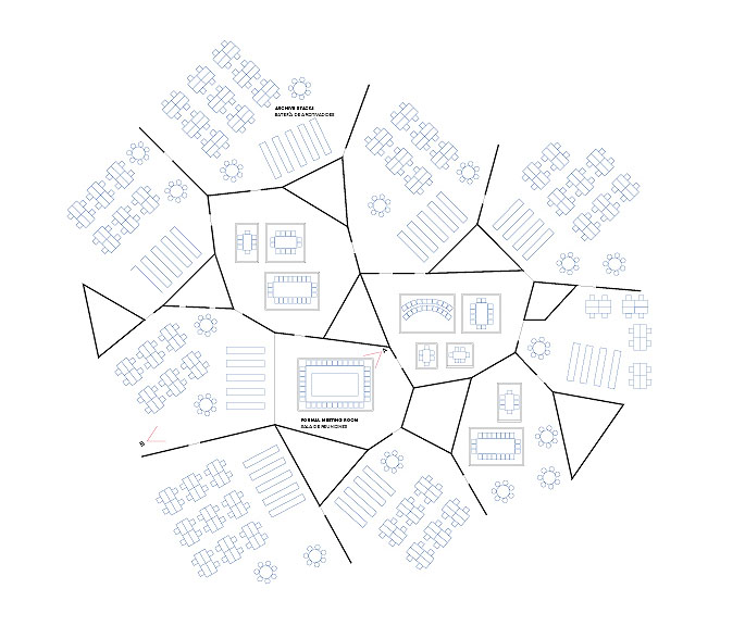 Offices. Plan layout paradigms
