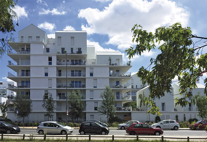 a+t visita el proyecto de vivienda de Hessamfar & Vérons en Ginko Quartier, Burdeos 2015