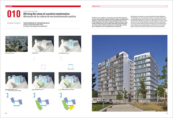 Lacaton & Vassal, Frédéric Druot. Transformation of a residential block. La Chesnaie. France