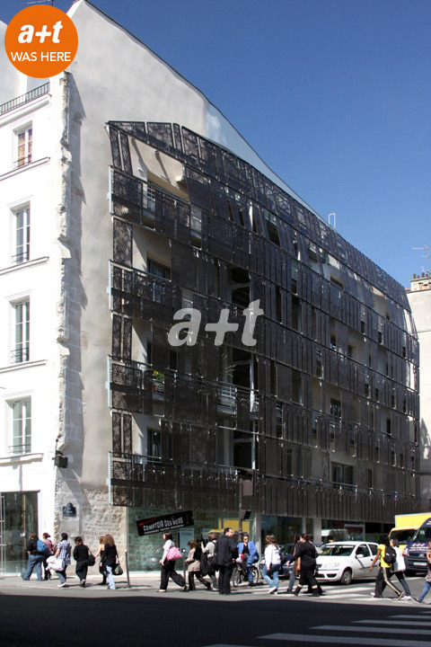Chartier-Corbasson. Viviendas sociales en la rue Saint Antoine. París