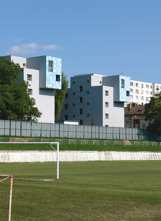 Zero Zero. Dwellings in Presov. Slovakia