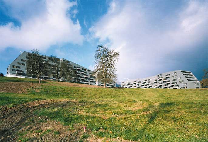 Pool architekten. Dwellings in Zurich. Switzerland