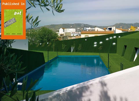 DJ Arquitectura. Valley pool. Lobres. Granada. Spain