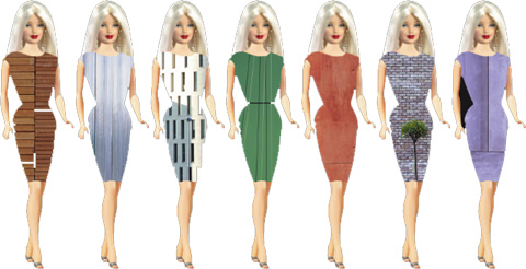 Los vestidos de Barbie