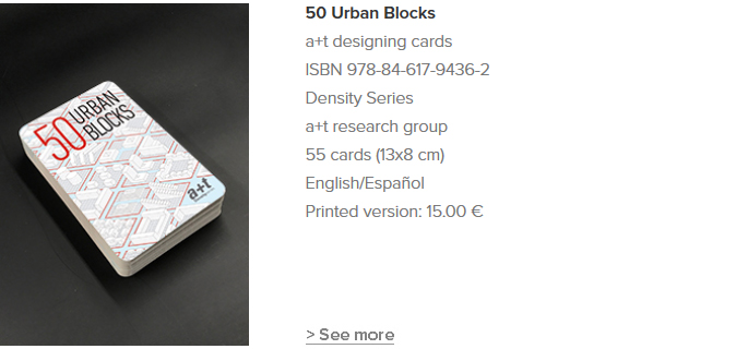 50 Urban Blocks. Designing Cards
