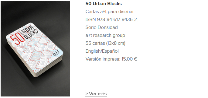 50 Urban Blocks. Cartas para diseñar
