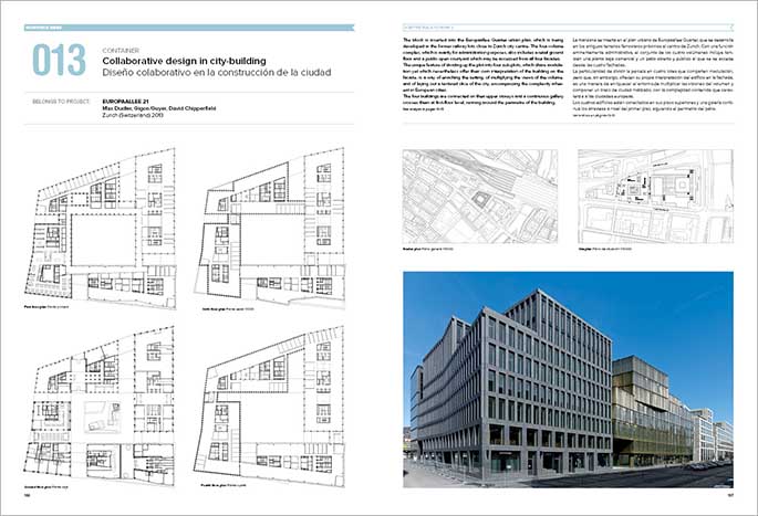 Max Dudler, Gigon/Guyer, David Chipperfield. Office buildings in Europaallee 21. Zurich