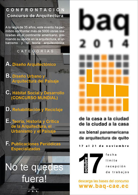 Concurso Confrontación de la Bienal de Quito 2014