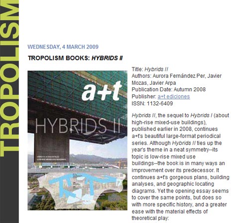 a+t in Tropolism - HYBRIDS II. Low-rise Mixed-use Buildings