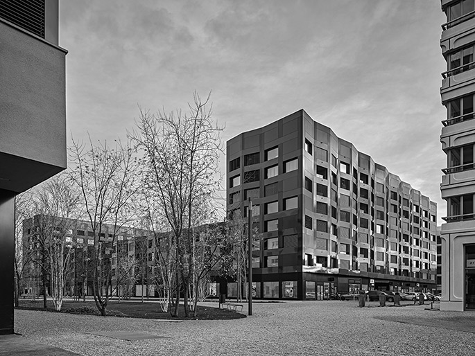 EM2N. Housing amRietpark, Building Site C. Schlieren. Switzerland